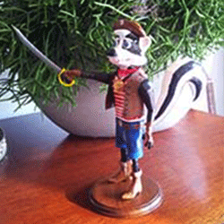 Captain Skunk 3D printed model