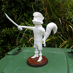 Captain Skunk 3D printed model
